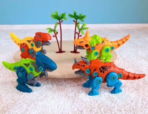 Konstrukcijski set – Dinosauri s alatima