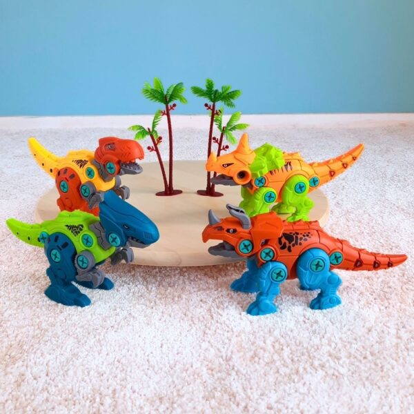Konstrukcijski set – Dinosauri s alatima