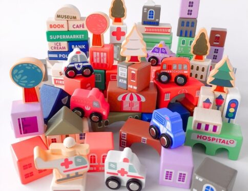 Drvene kocke – City Blocks Box
