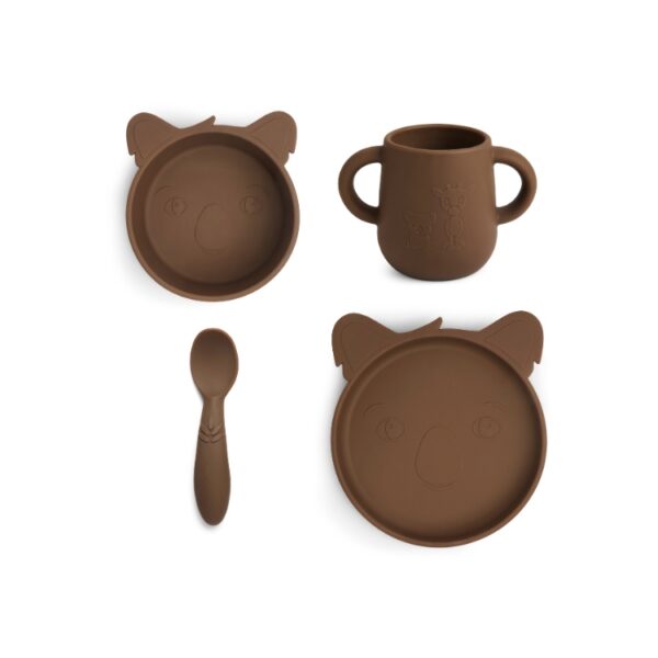 Nuuroo Lykke silikonski set za jelo Koala, 4 dijela