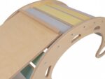 Wooden Montessori swing PRO 5in1 set with board 2in1 pastel