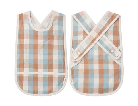 Fabelab podbradnik – Cottage Blue Checks