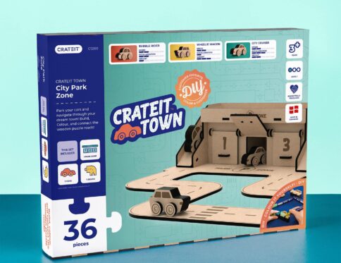 Crateit Town drveni set – Gradski park