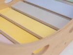 Wooden Montessori swing PRO 5in1 set with board 2in1 pastel
