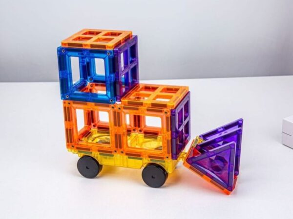 EliFix magnetic building set - coloured 108 pieces