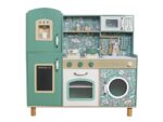 Children's wooden kitchen with sounds - vintage style