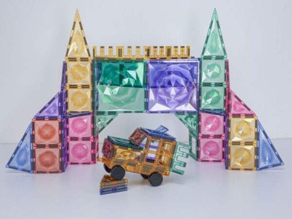 EliFix magnetic building set - coloured 108 pieces