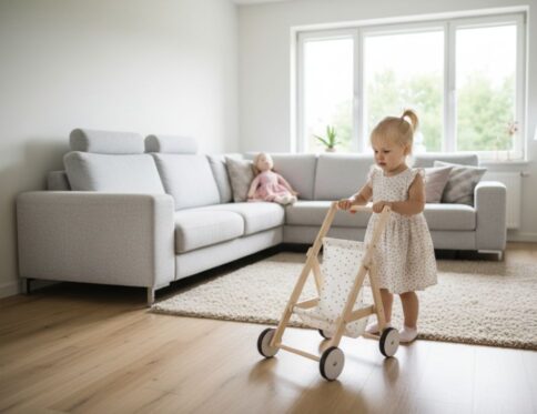 Baby stroller for dolls - sports