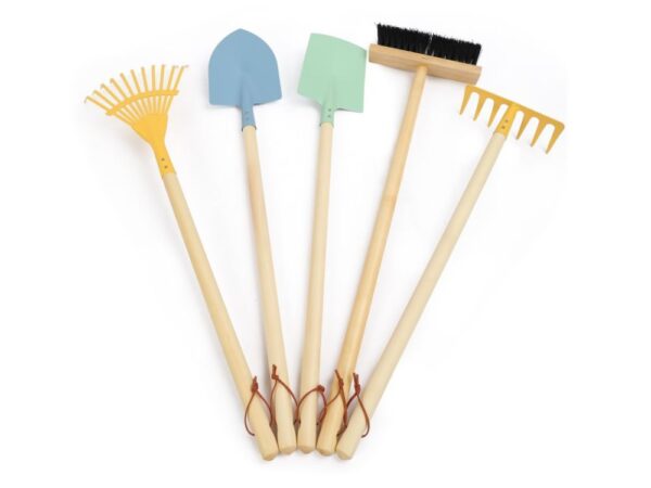 Children's Garden Tools with long handle - 5 Piece Set