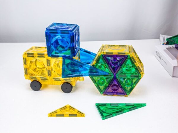 EliFix magnetic building set - coloured 108 pieces