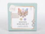 Wooden skittles for children