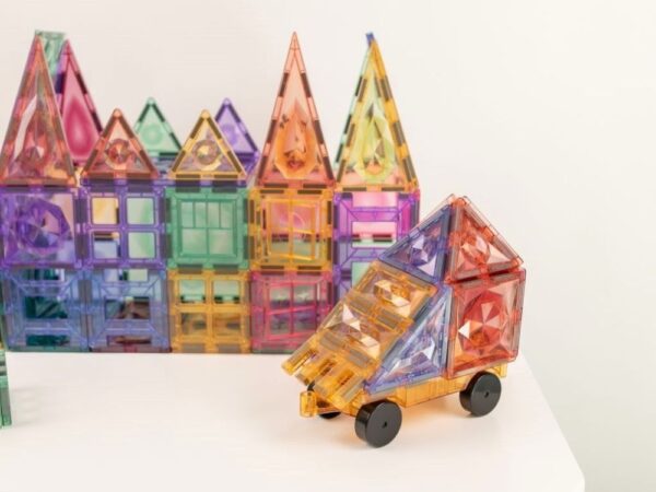 EliFix magnetic building set - coloured 108 pieces