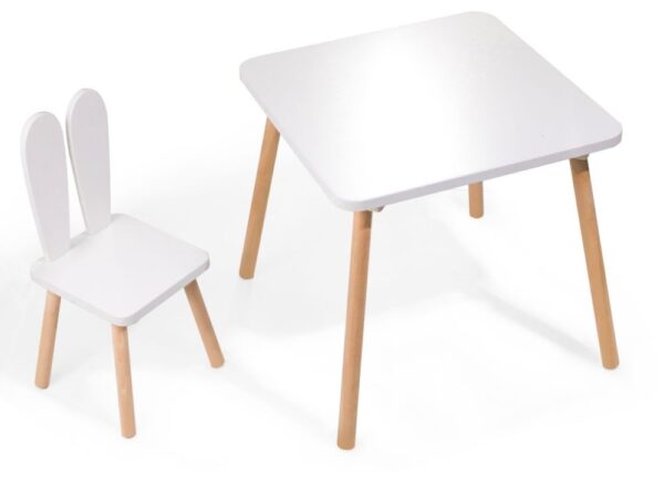 Children's growing set - table and chair with ears