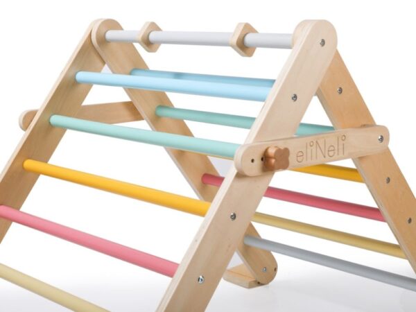 Growing montessori Pikler triangle with board 2in1 - set fresh