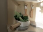 Children's wooden kitchen with window