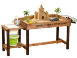 Children's outdoor sandpit - high