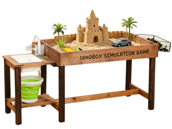Children's outdoor sandpit - high