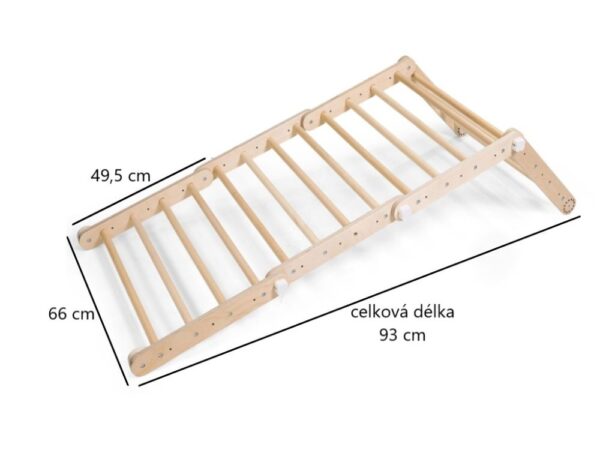Variable Movement Set/Part A - Pikler Triangle with Plank