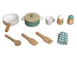 Children's wooden kitchen with sounds - vintage style