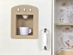Baby wooden kitchen with sounds - cream with flowers