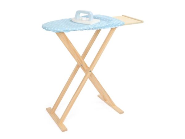 Children's ironing board with iron