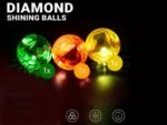 Magnetic building set EliFix fresh - ball track 222 pcs + luminous balls