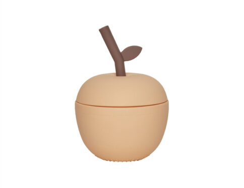 OYOY Mini čaša Jabuka – Peach