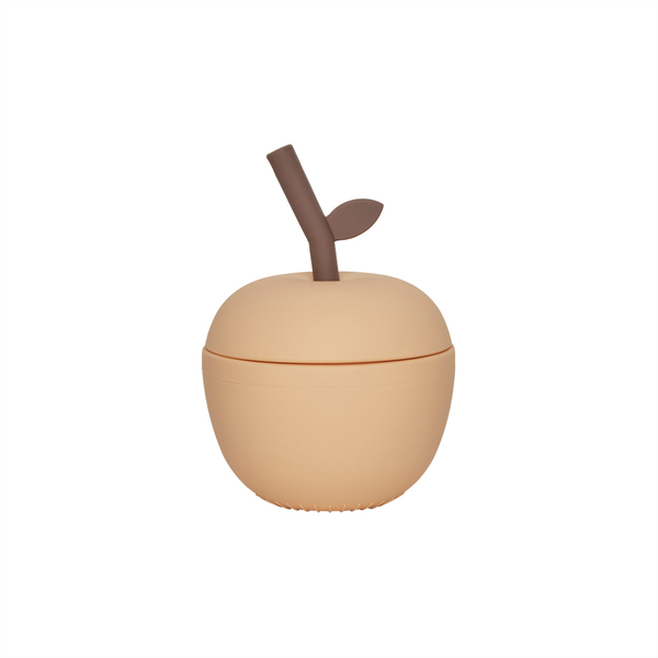 OYOY Mini čaša Jabuka – Peach