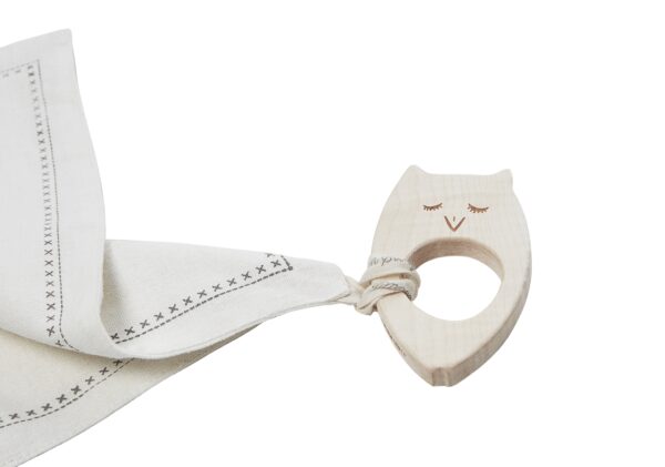 Wooden Story mini grickalica s maramicom – Sova