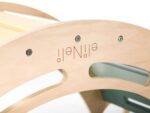 Wooden Montessori swing 100 cm 6in1 max with board and chair - set pastel