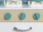 Children's wooden kitchen with sounds - vintage style