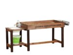 Children's outdoor sandpit - high