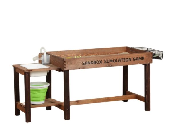 Children's outdoor sandpit - high