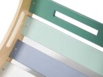 Wooden Montessori swing 100 cm 6in1 max with board and chair - set pastel