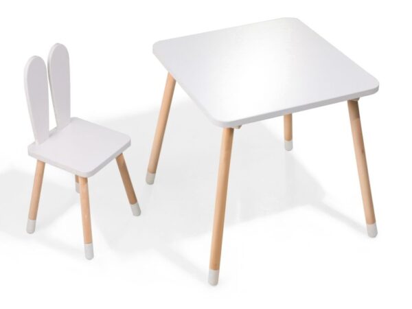 Children's growing set - table and chair with ears