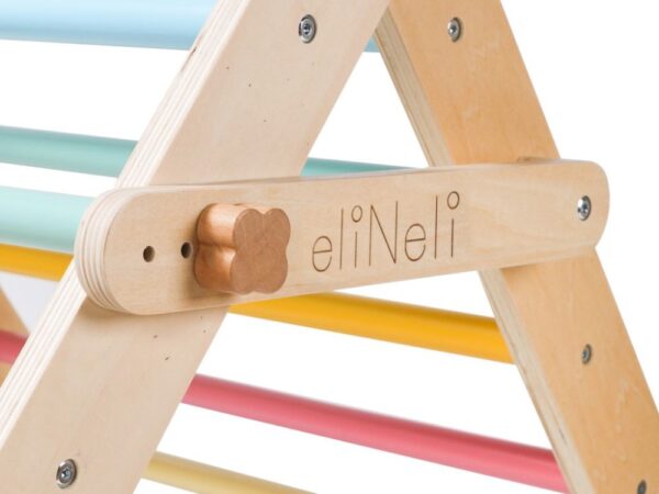 Growing montessori Pikler triangle with board 2in1 - set fresh