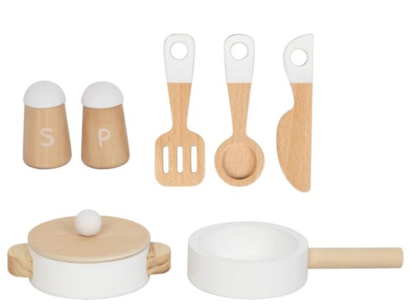 Children's wooden kitchen with window