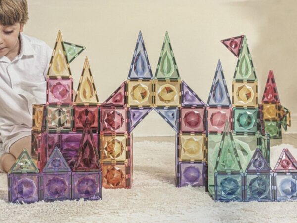 EliFix magnetic building set - coloured 108 pieces