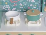 Children's wooden kitchen with sounds - vintage style