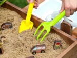 Children's outdoor sandpit - high