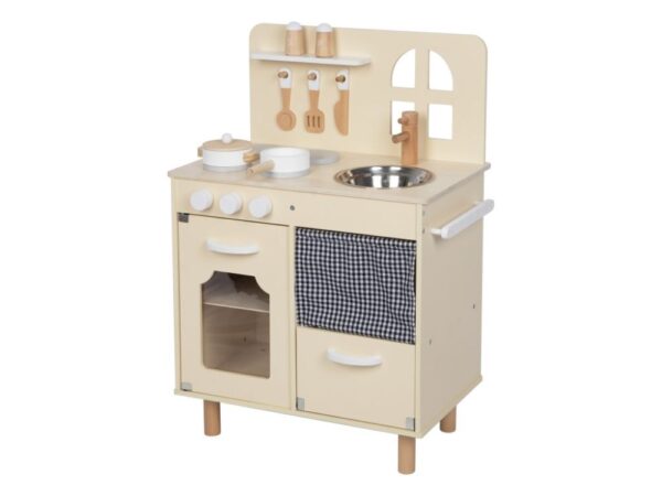 Children's wooden kitchen with window