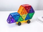 EliFix magnetic building set - coloured 108 pieces